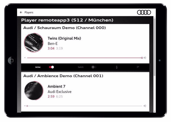 Audi Music Service Subscription - Licensed Playlists with Playout Option